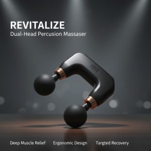 Double Headed Massage Gun for Deep Tissue Therapy