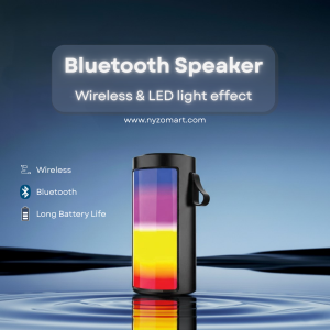 Wireless LED Bluetooth Speaker – Portable Music Speaker with Colorful Lights Bring life to your music experience with the Wireless LED Bluetooth Speaker — a stylish, portable speaker designed for great sound and vibrant lighting. Perfect for home, parties, or travel, this speaker combines premium audio performance with dynamic LED light effects. ✨ Key Features: 🎵 Wireless Bluetooth Connectivity: Easily connect your smartphone, tablet, or laptop via Bluetooth. Enjoy seamless music streaming without tangled wires. 💡 Vibrant LED Light Effects: Built-in multicolor LED lights sync beautifully with your music beats, creating an exciting and lively atmosphere for any room or event. 🔊 High-Quality Sound: Experience clear, powerful, and balanced sound output. Perfect for all types of music, movies, or podcasts. 🚀 Portable & Lightweight: Compact and easy to carry anywhere — great for travel, outdoor hangouts, or indoor entertainment. 🔋 Long Battery Life: Comes with a durable rechargeable battery that lets you enjoy uninterrupted music for hours on a single charge. 💽 Multiple Connectivity Options: Supports Bluetooth, USB drive, and memory card playback. You can easily play your favorite tracks from different sources. 🎨 Stylish & Modern Design: Sleek and trendy look that fits perfectly in your home, office, or party setup. It’s not just a speaker — it’s a statement piece. Specifications: • Connection: Bluetooth, USB, TF card • Lighting: Multi-color LED light effects • Battery: Rechargeable, long-lasting performance • Design: Compact and portable • Use For: Indoor, outdoor, parties, travel ________________________________________ SEO Keywords: wireless LED speaker, Bluetooth speaker with lights, portable music speaker, rechargeable LED speaker, party speaker, colorful light speaker, mini Bluetooth sound system মিউজিক শুনুন, আলো জ্বালান, মুড সেট করুন…… এই Wireless LED Bluetooth Speaker মানেই জোরালো সাউন্ড + বিটের সাথে নাচতে থাকা রঙিন লাইট। বাসা হোক বা পার্টি, ট্রাভেল হোক বা আড্ডা—মিউজিকের মজা এবার পুরো লেভেলে। তারবিহীন কানেকশন, লং ব্যাটারি লাইফ, আর স্টাইলিশ লুক—সব একসাথে দিবে নতুন এক ভাইব!!!। #WirelessSpeaker #LEDBluetoothSpeaker #PortableSpeaker #PartyMood #MusicLovers #SoundAndLight #BluetoothSpeaker #GadgetLovers #HomeParty #MiniSpeaker #TrendingGadgets #BanglaTech