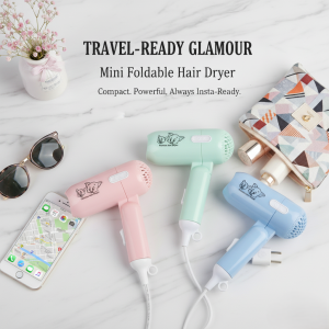 Mini Hair Dryer – Compact, Powerful & Travel-Friendly