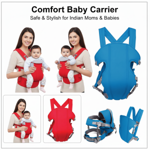Baby Carrier Comfort Bag – Safe, Secure and Easy Give your little one the comfort and safety they deserve with the Baby Carrier Comfort Bag. Whether you are heading out for a walk, traveling, or running daily errands, this secure baby carrier keeps your baby close and protected at all times. Designed for parents who want hands-free convenience and babies who need gentle support, this carrier ensures a smooth and comfortable experience for both. Key Features • 4-Position Carrying System Carry your baby in four different positions, allowing proper support as they grow. Each position helps keep your baby safe from accidental bumps or discomfort. • Head Support Protection Built-in padded head support protects your baby’s head and neck, reducing the risk of sudden movement or impact. • Perfect for Travel Ideal for outdoor trips, shopping, traveling, and daily outings. Easily carry your little one without the stress of holding them for long hours. • Hook & Belt System The adjustable hook-and-belt mechanism provides quick and easy attachment on your back or front, offering maximum stability. • Soft & Durable Material Made with synthetic ripstop nylon fabric, ensuring long-lasting durability and soft comfort for your baby. • Easy to Clean The fabric is washable, making maintenance simple and hassle-free. • Suitable for 3–18 Months Applies to babies weighing 0 to 12 kg, giving you a safe carrying solution during their early growth stages. • Available Colors – Red – Blue ________________________________________ Why Parents Love It This baby carrier is designed to keep babies comfortable and parents confident. With secure straps, strong support, and breathable fabric, it offers the perfect balance of safety and ease. ________________________________________ SEO Keywords (Included Naturally) Baby Carrier Bangladesh, Baby Carrier Bag, 4-Position Baby Carrier, Comfortable Baby Carrier, Travel Baby Carrier, Newborn Carrier, Baby Safety Carrier, Easy Wash Baby Carrier, Durable Baby Carrier, Baby Carrier for 0–12 kg Baby Carrier Comfort Bag – Safe, Secure and Easy Give your little one the comfort and safety they deserve with the Baby Carrier Comfort Bag. Whether you are heading out for a walk, traveling, or running daily errands, this secure baby carrier keeps your baby close and protected at all times. Designed for parents who want hands-free convenience and babies who need gentle support, this carrier ensures a smooth and comfortable experience for both. Key Features • 4-Position Carrying System Carry your baby in four different positions, allowing proper support as they grow. Each position helps keep your baby safe from accidental bumps or discomfort. • Head Support Protection Built-in padded head support protects your baby’s head and neck, reducing the risk of sudden movement or impact. • Perfect for Travel Ideal for outdoor trips, shopping, traveling, and daily outings. Easily carry your little one without the stress of holding them for long hours. • Hook & Belt System The adjustable hook-and-belt mechanism provides quick and easy attachment on your back or front, offering maximum stability. • Soft & Durable Material Made with synthetic ripstop nylon fabric, ensuring long-lasting durability and soft comfort for your baby. • Easy to Clean The fabric is washable, making maintenance simple and hassle-free. • Suitable for 3–18 Months Applies to babies weighing 0 to 12 kg, giving you a safe carrying solution during their early growth stages. • Available Colors – Red – Blue Why Parents Love It This baby carrier is designed to keep babies comfortable and parents confident. With secure straps, strong support, and breathable fabric, it offers the perfect balance of safety and ease. Baby Carrier Bangladesh, Baby Carrier Bag, 4-Position Baby Carrier, Comfortable Baby Carrier, Travel Baby Carrier, Newborn Carrier, Baby Safety Carrier, Easy Wash Baby Carrier, Durable Baby Carrier, Baby Carrier for 0–12 kg