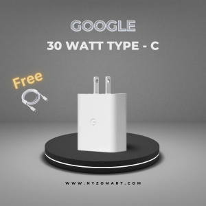 Google 30W USB-C Charger — Fast, Compact and Anytime Power Need a charger that’s powerful, reliable and easy to carry around? The Google 30W USB-C Charger is built to fast-charge your phone, tablet or any USB-C compatible device — at home, at work or on the go. What Makes It Stand Out • Fast & Smart Charging: With USB-Power Delivery 3.0 and PPS, the charger automatically adapts voltage and current to match what your device needs — giving up to 30 W output. • Universal Compatibility: Works not just with Google devices but with any USB-C phones, tablets or laptops. Great if you use gear from different brands. • Compact & Travel-Ready: Small size and lightweight build — ideal for carrying in your bag or pocket when travelling or commuting. • Eco-Conscious Material: The housing uses polycarbonate made with 50% post-consumer recycled plastic. • Safe & Efficient: Built to deliver stable charging while protecting against over-voltage, overheating or short-circuits. This charger balances power, portability and reliability — perfect for everyday charging needs or as a travel companion.
